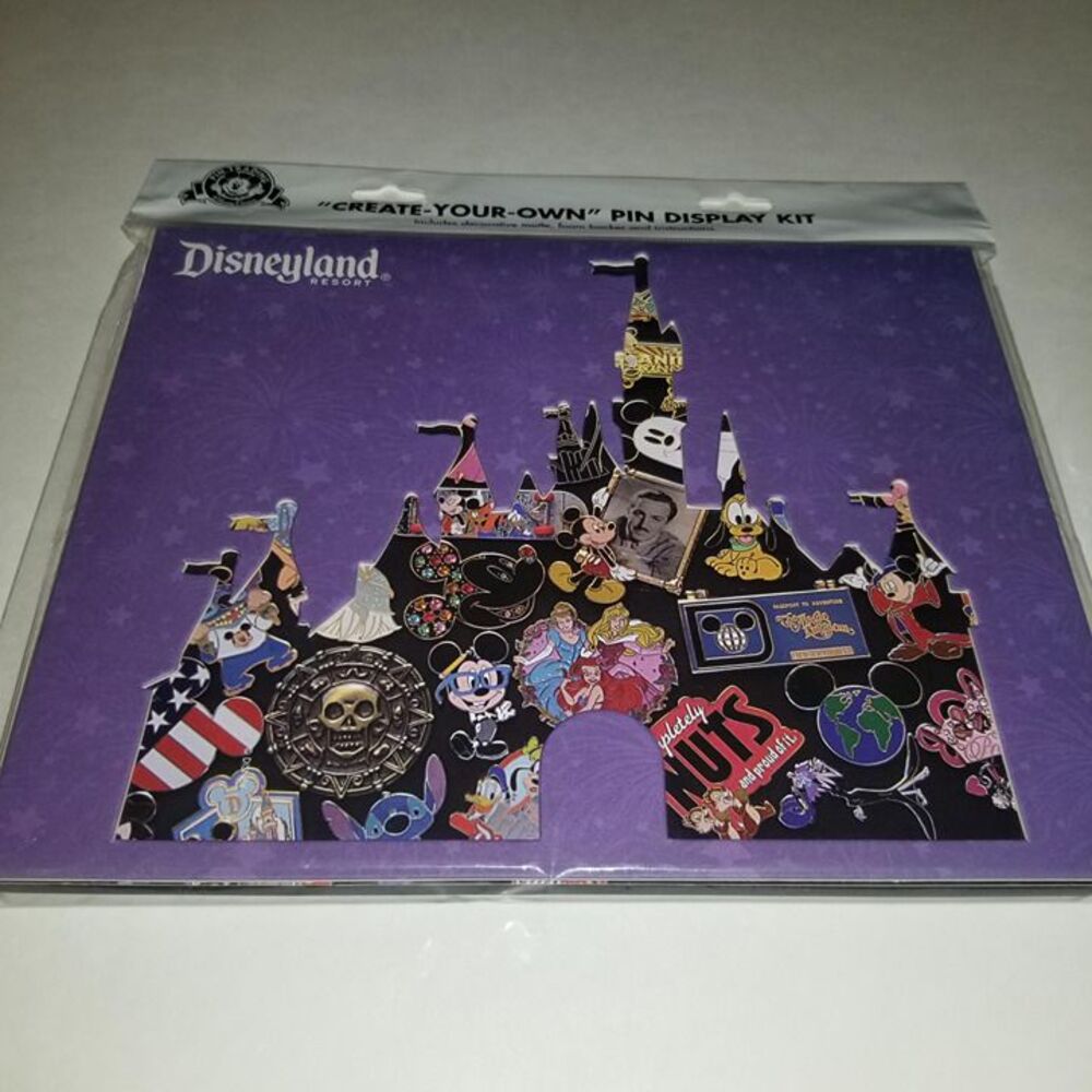 Disneyland Castle Pin Foam Board Disney Pin Display Kit Create Your Own NEW